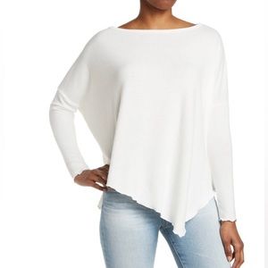 NWOT Go Couture Assymetrical Dolman Sleeve Sweater